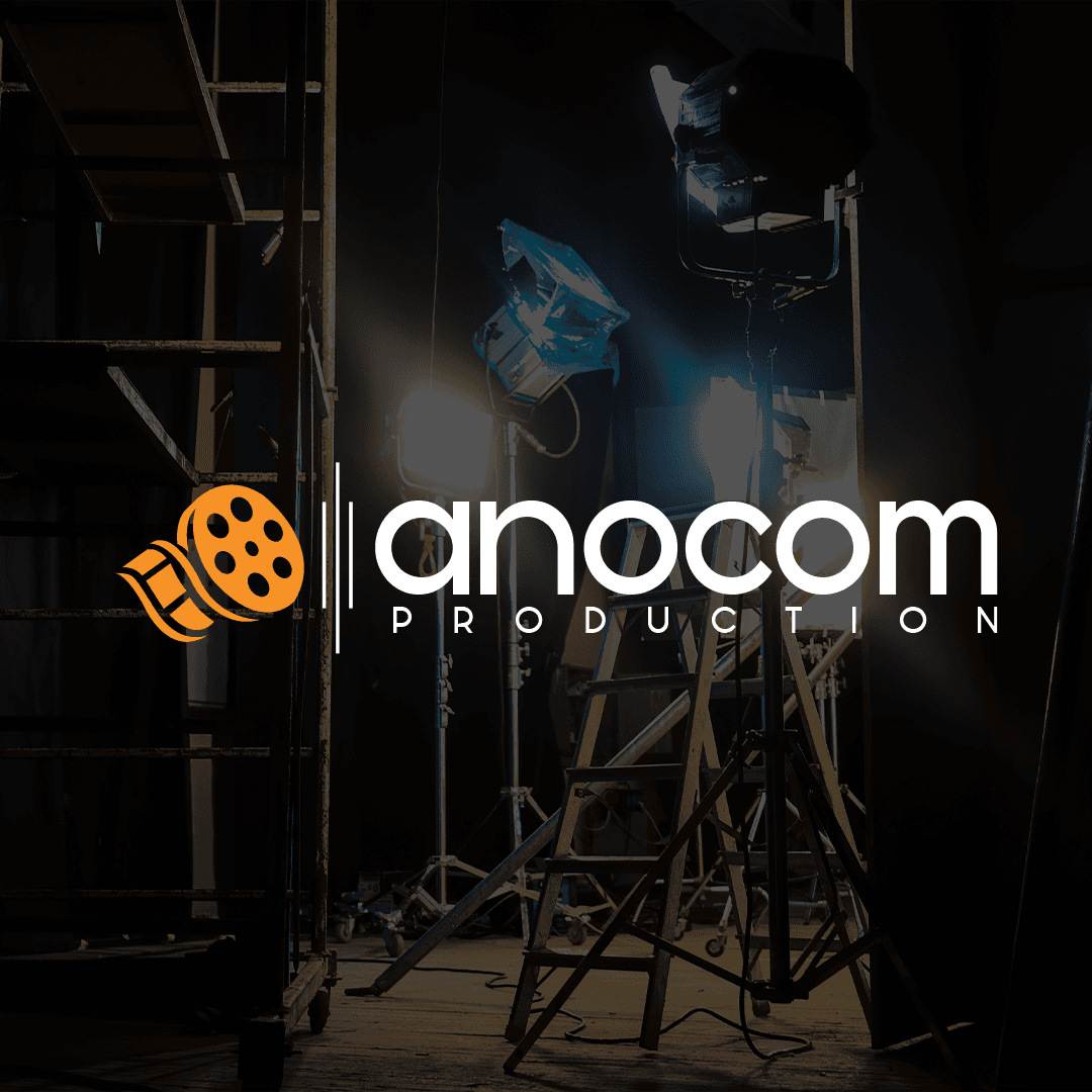 Studio de tournage Anocom Production, éclairage en place
